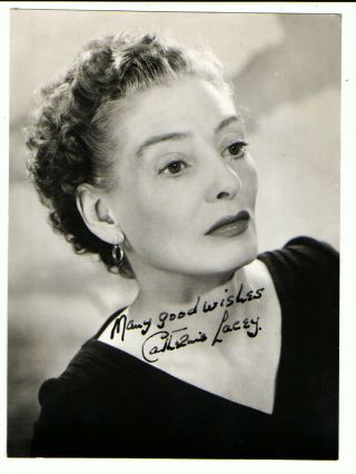 Catherine Lacey Hitchcock Actress The Lady Vanishes Signed Photograph