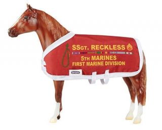 Breyer Traditional Horse 1493 Sergeant Reckless Decorated Korean War Horse - R