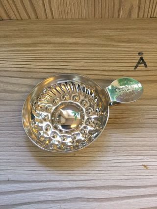 French Couvent Des Cordeliers Silver Plated Wine Tastevin Wine Tasting Cup