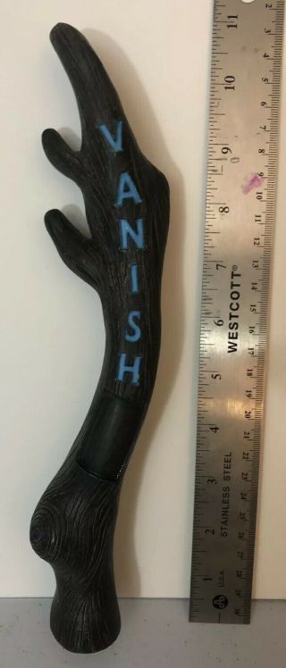 Vanish Figural Rare Beer Tap Handle Man Cave Bar Kegerator Brew Hard To Find