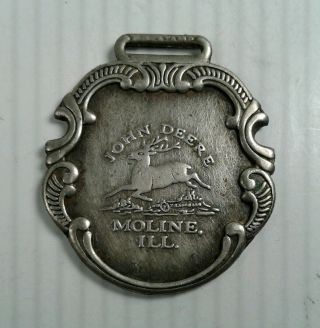 Vintage John Deere Watch Fob Moline Ill