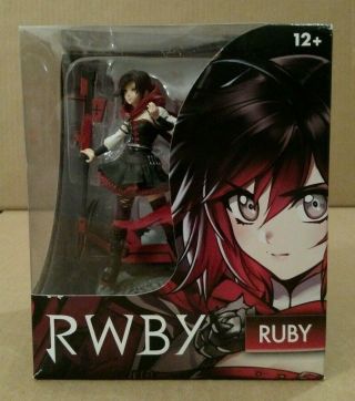 Rooster Teeth Rwby Ruby Rose Action Figure,  Series 4,  By Mcfarlane Toys,