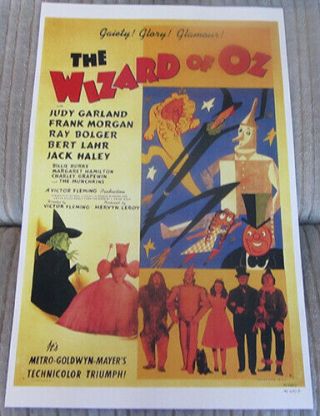 Wizard Of Oz Abstract Art Movie Poster Judy Garland