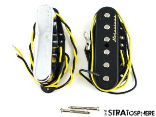 Fender American Deluxe Vintage Noiseless Tele Pickup Set Telecaster Pickups Usa