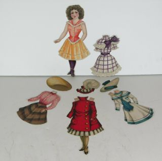 Ca1894 Raphael Tuck Set Of Paper Dolls - Artistic Series No 702 - Charming Helen