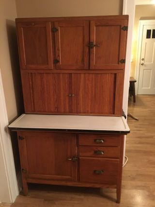 Antique Oak Hoosier Cabinet Cupboard Flour Sifter Local Pick Up Zelienople Pa