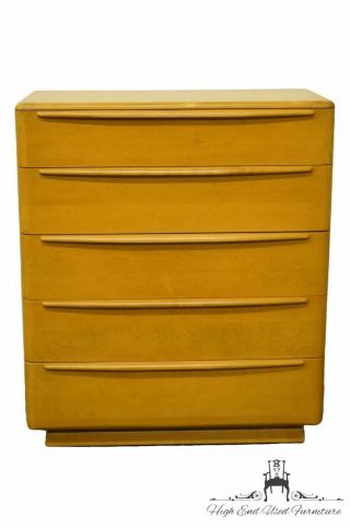 Heywood Wakefield Mid Century Modern 38 " Chest Of Drawers W.  Wheat Finish