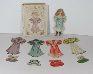 Ca1894 Raphael Tuck Set Of Paper Dolls - Darling Hilda - Artistic Series No 21