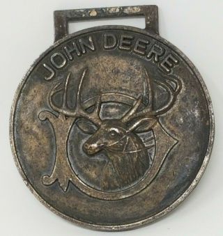 Vintage Early John Deere Company Watch Fob Advertising Sales