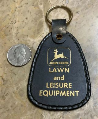 Vintage John Deere Farm Tractor Key Chain Fob.  Milwaukee Wis.