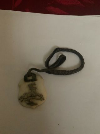 Mother Of Pearl John Deere Watch Fob