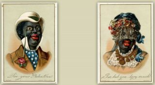 Victorian Era Raphael Tuck & Sons Black Americana Valentines Cards