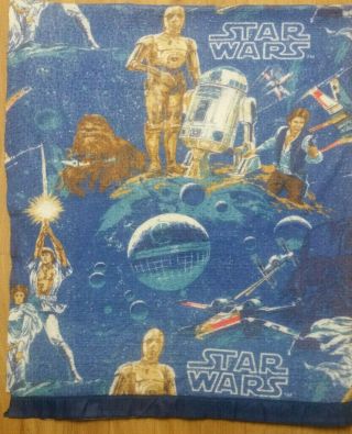 Vintage Star Wars Bedding Twin Bed Top Blanket Bedspread