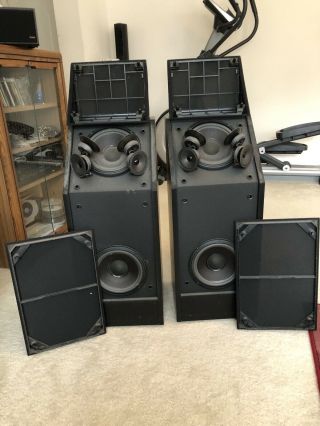 Vintage Bose 601 Series Iii / Stereo Speakers Black 9