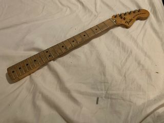 Vintage 1973 Fender Telecaster Deluxe Neck Orig Frets 1980’s Fender Tuners